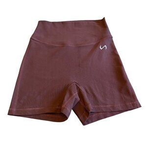 TLF Take Life Further Workout Shorts Athletic Stretch Gym Pilates Size Medium